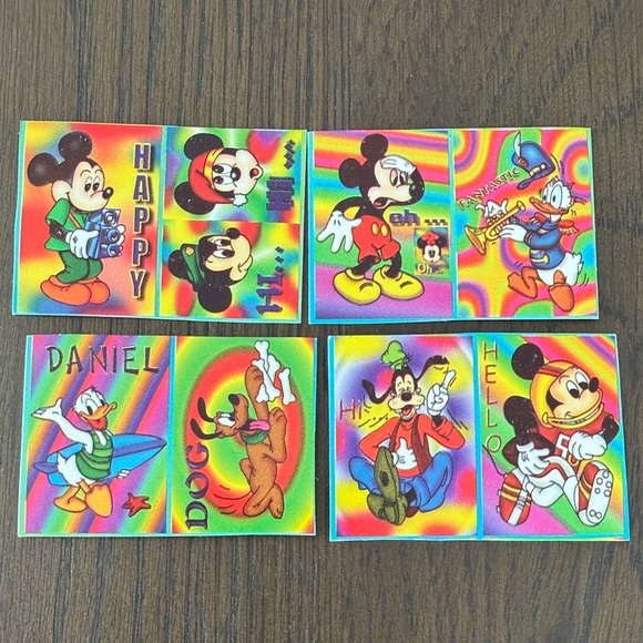 32 Vintage Disney Colorful Mickey Mouse and Friends Stickers - Picture 11 of 12